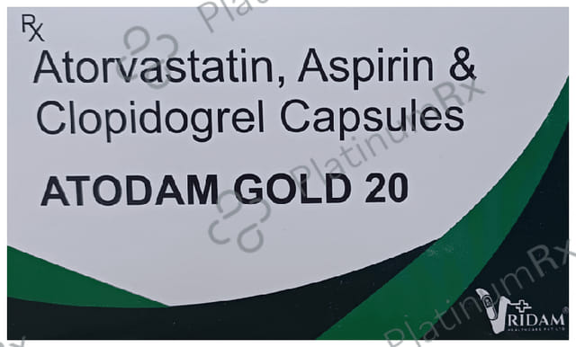 Atodam Gold 20/75/75mg Capsule 10s