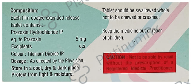 Prazothem ER 5 Tablet