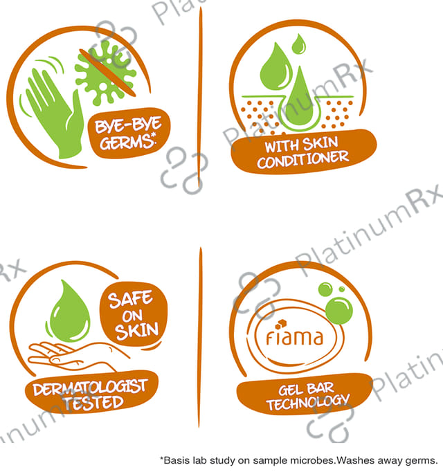 Fiama Peach & Avocado Gel Bar (125gm Each)