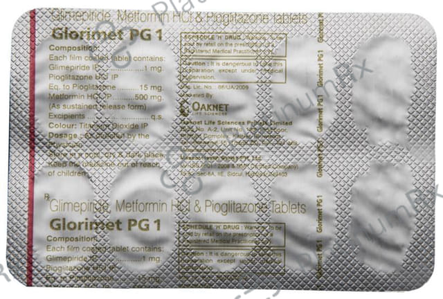 Glorimet PG 1 Tablet SR