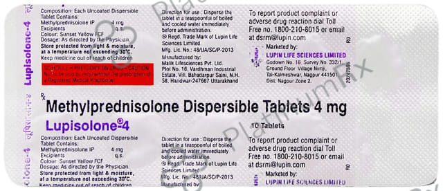 Lupisolone 4mg Tablet