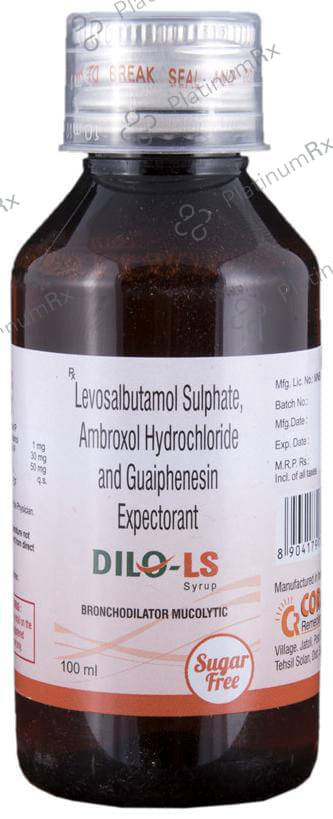 Dilo LS 15/50/1mg Syrup 100ml