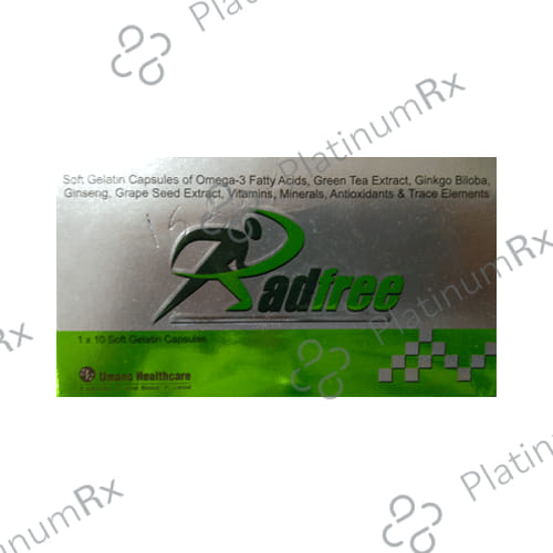 Radfree Soft Gelatin Capsule 10s