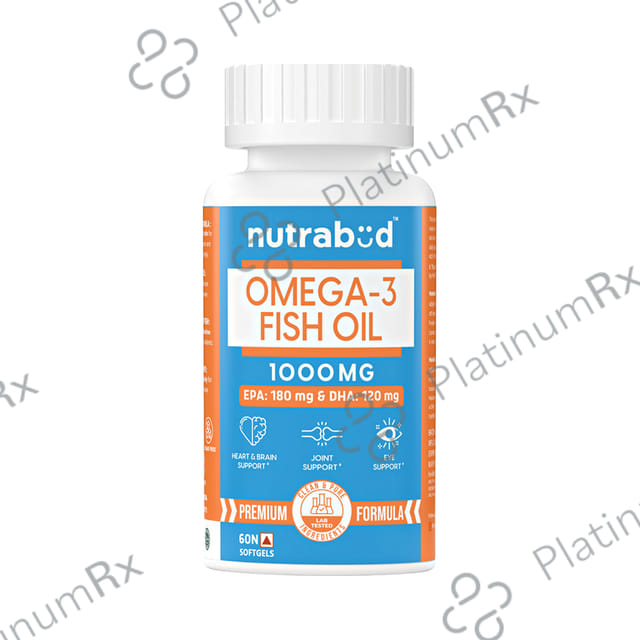 Nutrabud Omega 3 Fish Oil Softgels Capsule 60s