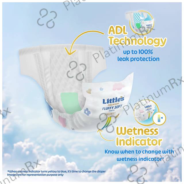 Little's Comfy Cottonsoft Baby Pants Diaper Small 42s