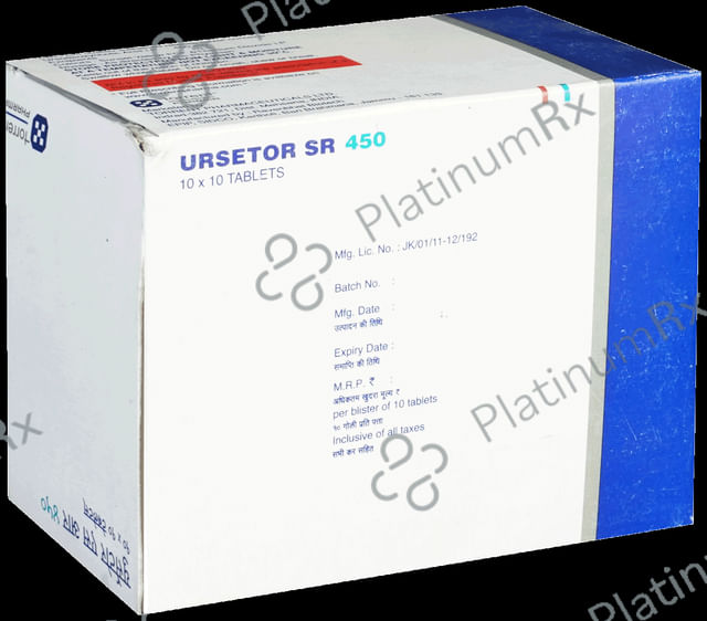 Ursetor SR 450mg Tablet 10s