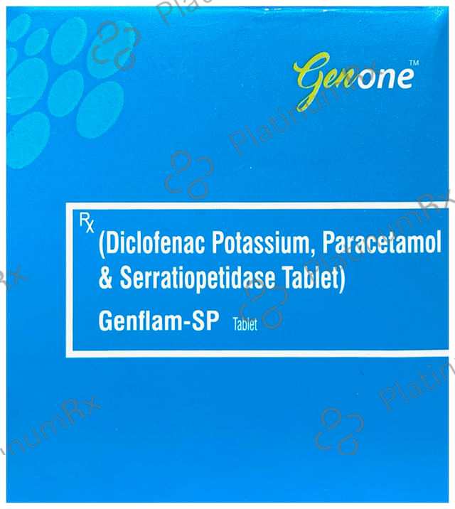 Genflam-SP 50mg/325mg/10mg Tablet