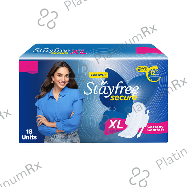 Stayfree Secure Cottony with Wings Size XL 18s
