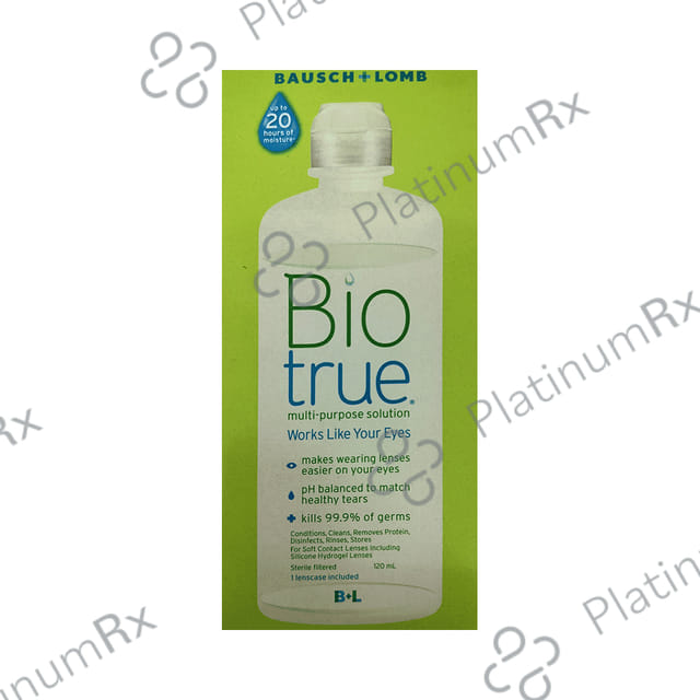 Bio True Multi Purpose Lens Solution 120ml