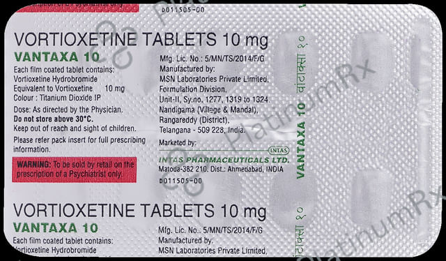 Vantaxa 10mg Tablet 10s