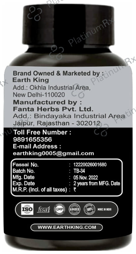 Earth King Ultra Omega 3 Fish Oil Softgel Capsule 1000mg
