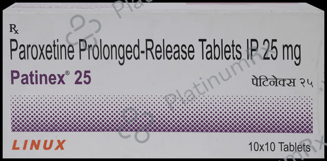 Patinex 25mg Tablet PR 10s