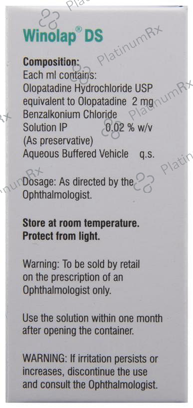 Winolap DS 0.2% Eye Drop 1s