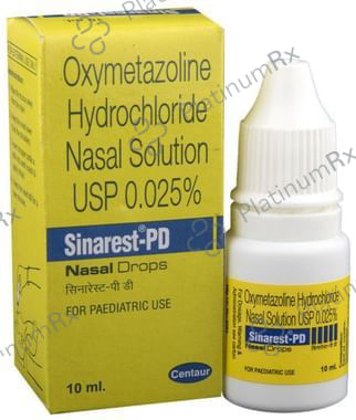 Sinarest PD 0.025% Nasal Drops 10ml