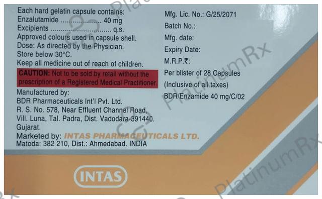 Enzamide 40mg Capsule