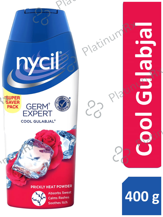 Nycil Germ Expert Prickly Heat Cool Gulabjal Powder