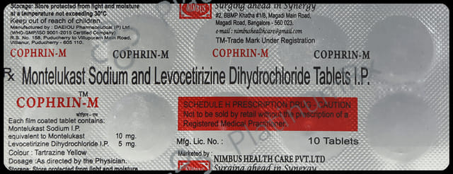Cophrin M 5/10mg Tablet 10s