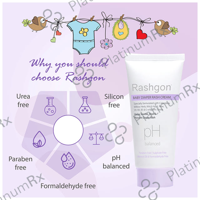 Rashgon Baby Diaper Rash Cream (50gm Each) 2 Tube