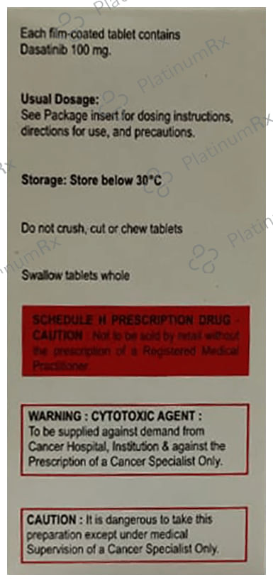 Dasashil 100mg Tablet