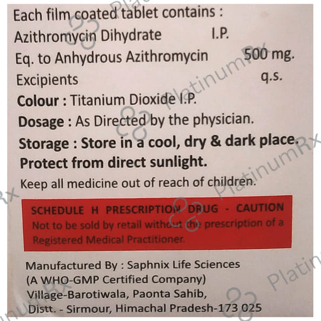 Azithroend 500 Tablet