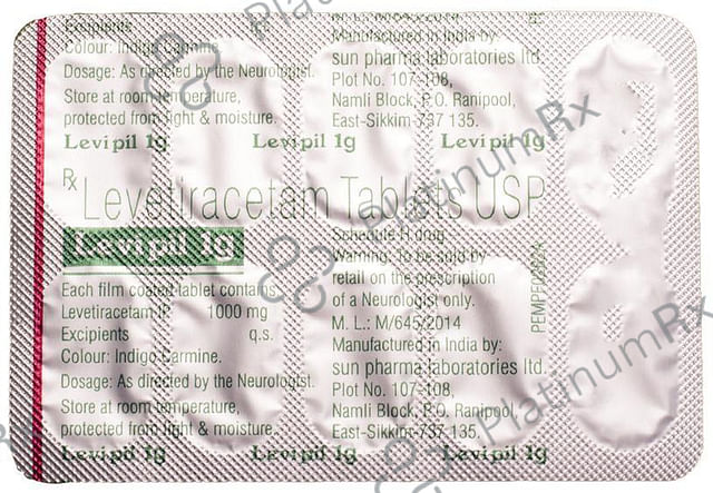 Levipil 1000mg Tablet 10s