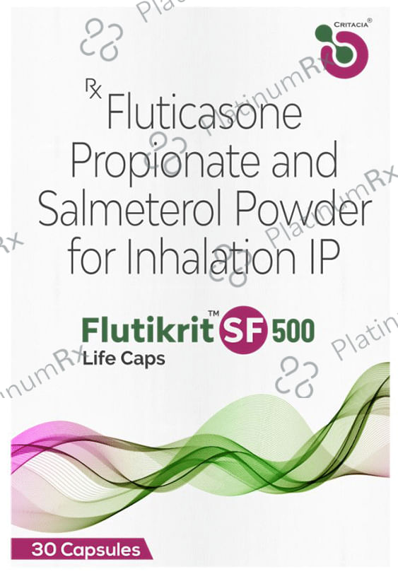 Flutikrit SF 500mcg/0.05mg Capsule 30s