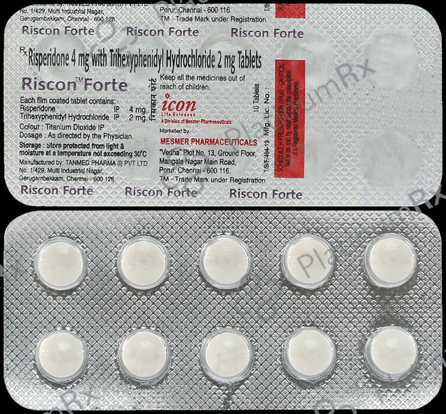 Riscon Forte 4/2mg Tablet 10s