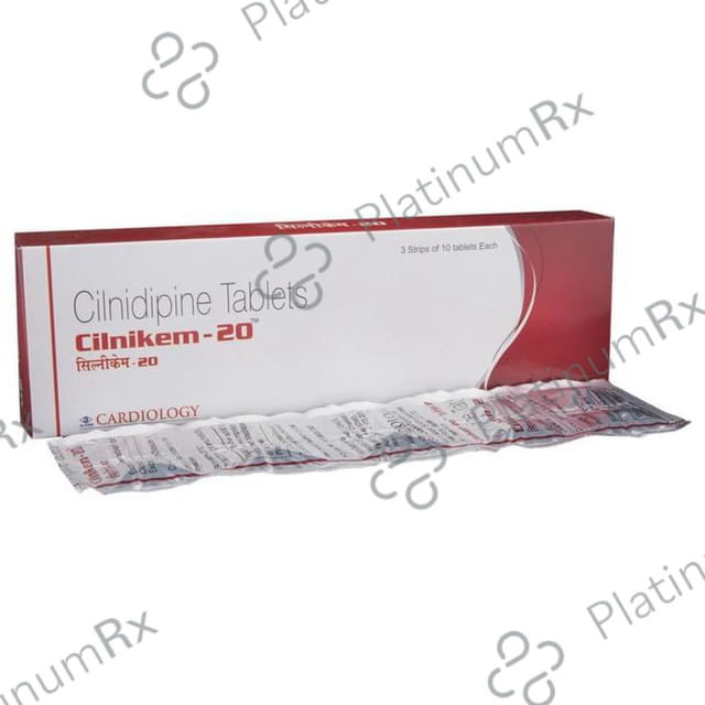 Cilnikem 20mg Tablet 10s