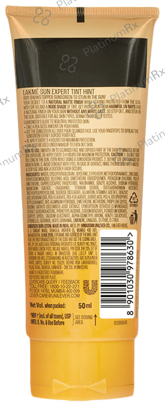 Lakme Sun Expert Ultramatte SPF 50 PA+++ Lotion 100ml