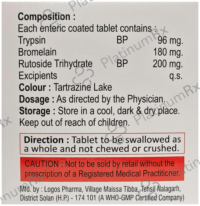 Vorteil DS 180mg/96mg/200mg Tablet