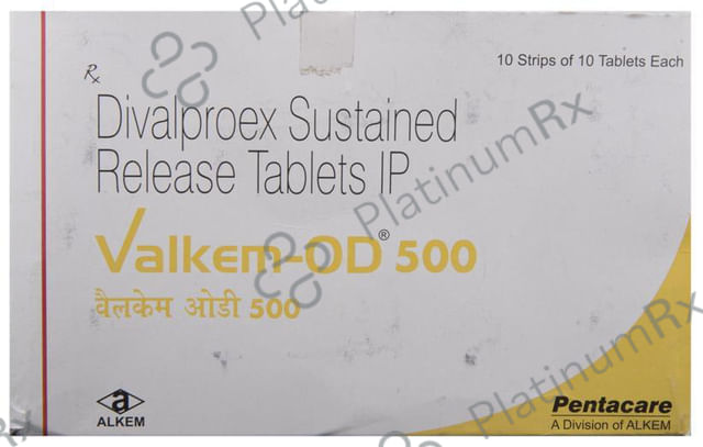 Valkem OD SR 500mg Tablet 10s
