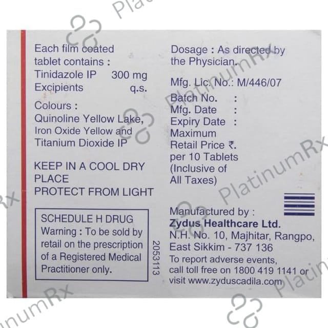 Tiniba 300mg Tablet 10s