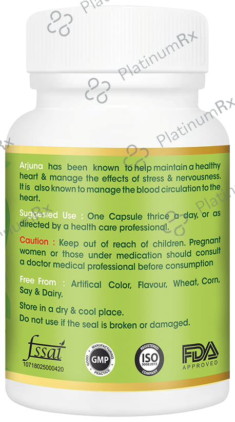 Vitagreen Arjuna 500mg Capsule 60s