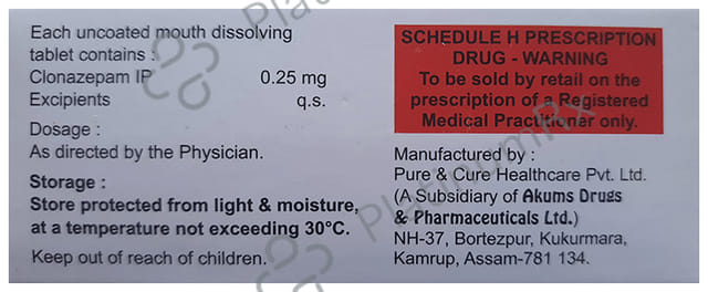 Clonabu MD 0.25 Tablet