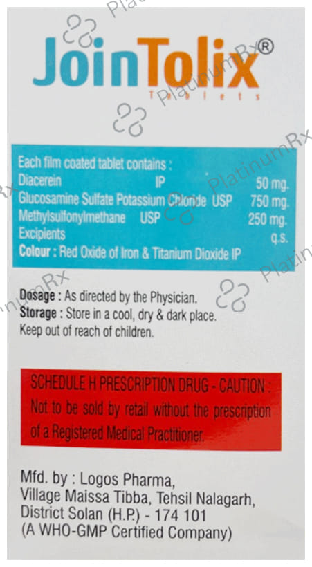 Jointolix 750mg/50mg/250mg Tablet