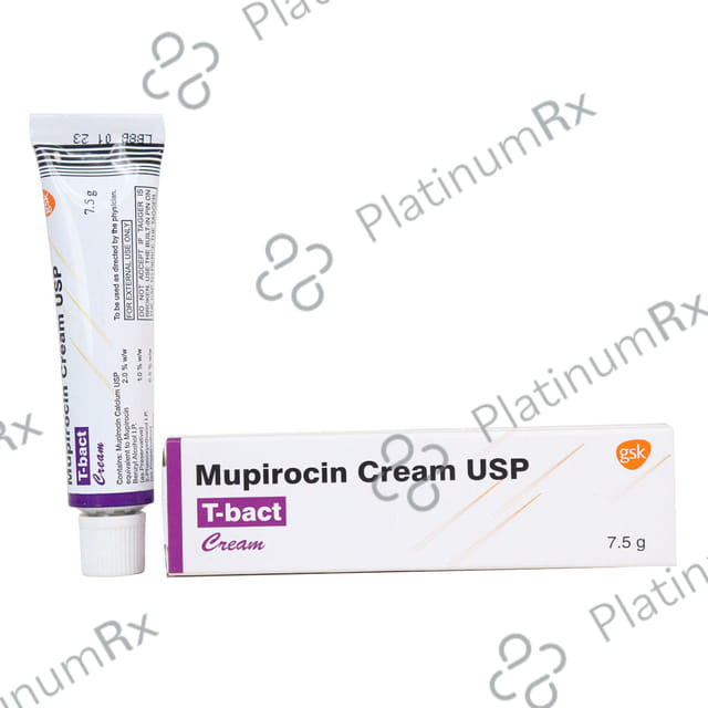 T Bact 2% Cream 7.5gm