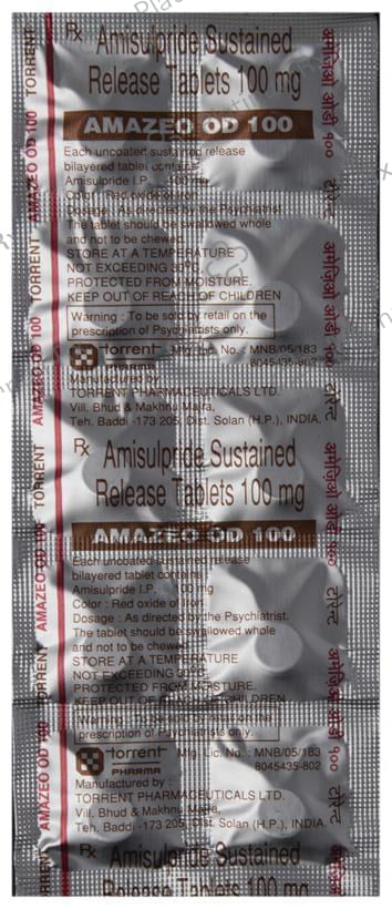 Amazeo OD SR 100mg Tablet 10s