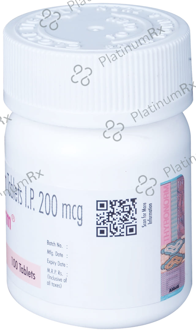 Thyronorm 200mcg Tablet 100s