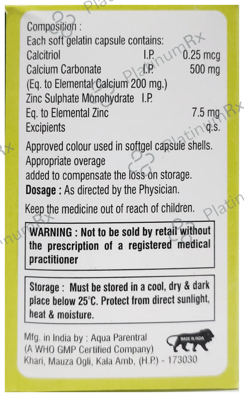 Calzoript CT Softgel Capsule 10s