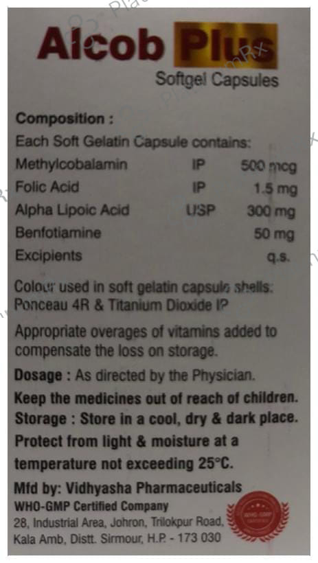 Alcob Plus Softgel Capsule 10s