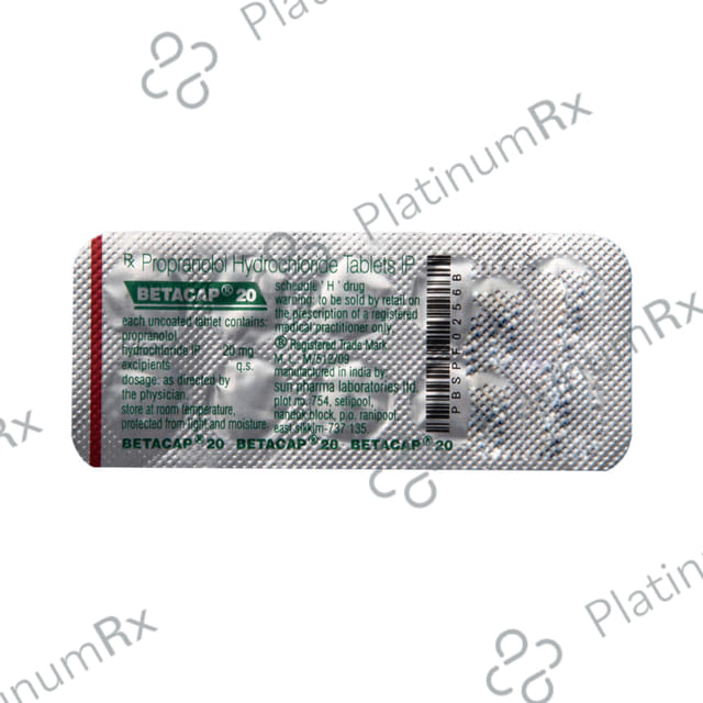 Betacap 20mg Tablet 10s