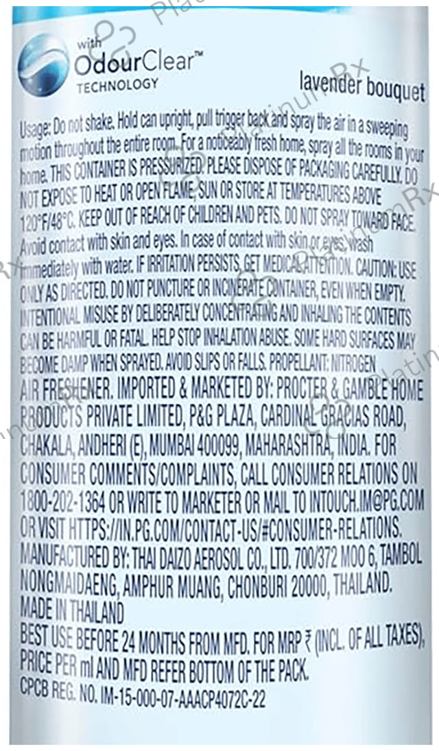 Ambi Pur Air Effects Room Freshner Lavender Bouquet