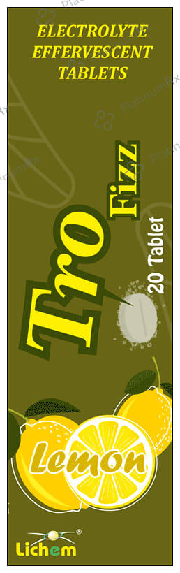 Tro Fizz Effervescent Tablet Lemon