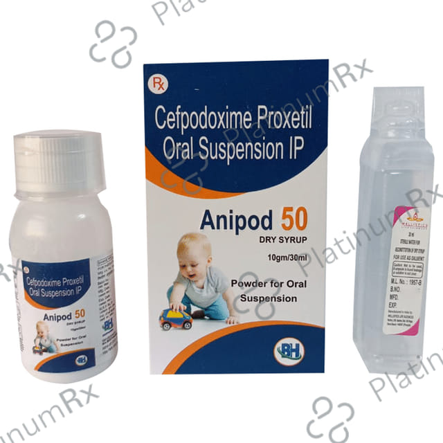 Anipod 50mg Dry Syrup 30ml (Beepharma Healthcare (Opc) Pvt. Ltd.)