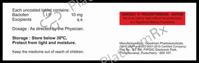 Baclorey 10 Tablet