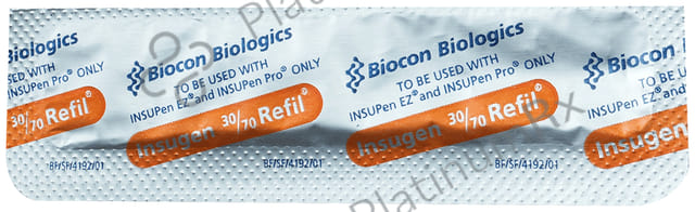 Insugen 30/70 (100 IU/ml) (1*3ml Refill Cartridge / Injection)