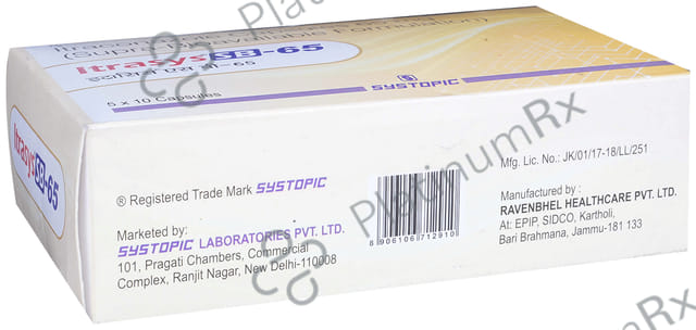 Itrasys SB 65mg Capsule 10s