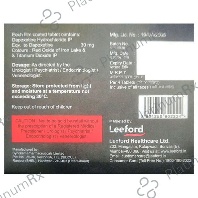 Long Drive 30mg Tablet