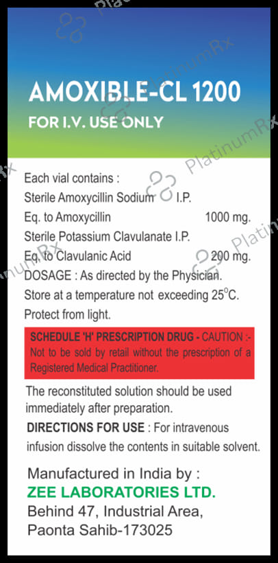 Amoxible CL 1200mg Injection 1s