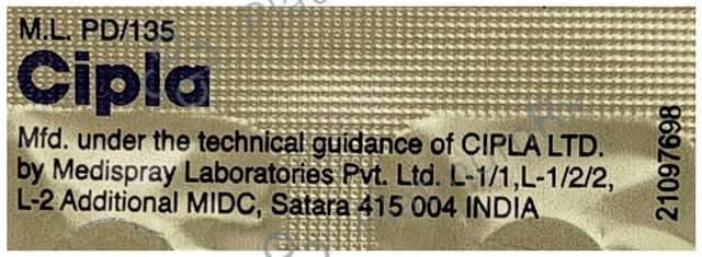Ziprax DT 100mg Tablet 10s